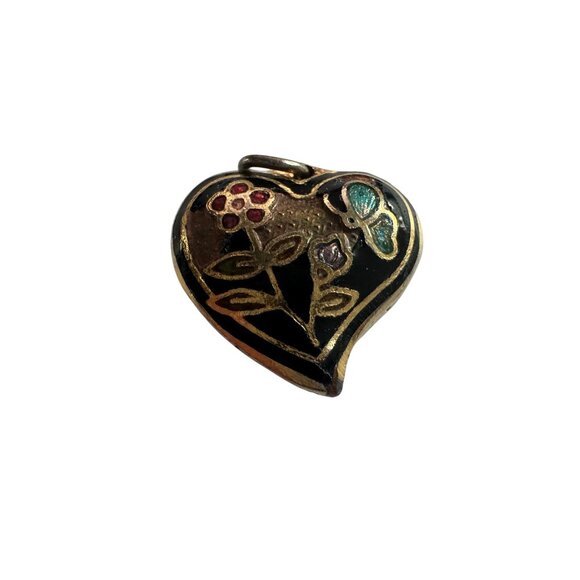 3 Vintage Pendants/Charms with Necklace (Heart, Angel and Circle Pendant) - Picture 5 of 16